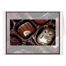 Mouse in the Chocolate Box Greeting Cards