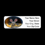 Mouse Kilroy Address Label
