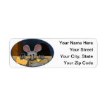 Mouse Kilroy Address Label