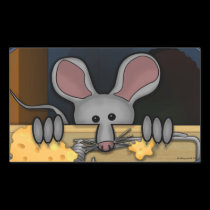 Mouse Kilroy Sticker