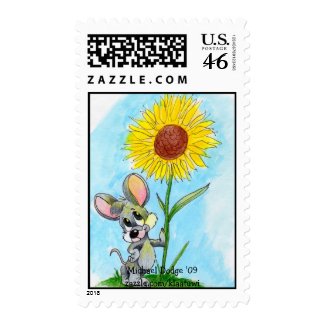 Mouse 'n' flower stamp