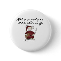 Mouse Not a Creature Was Stirring buttons by christmasshop Mouse Not a Creature Was Stirring buttons