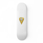Mouse on cheese skate board