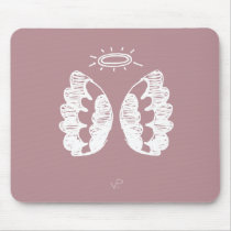 mouse pad angel pink mousepads
