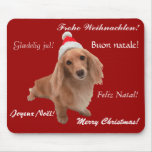 Mouse PAD “dachshund” Christmas mousepads