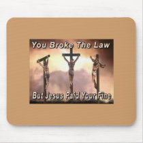 Mouse Pad - Jesus Paid mousepads by SOGI_Staff Mouse Pad - Jesus Paid mousepads
