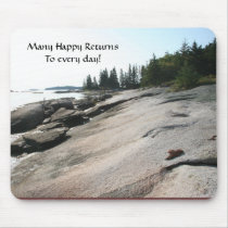 mouse pad: Many Happy ReturnsTo every day!