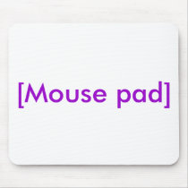 [Mouse pad]