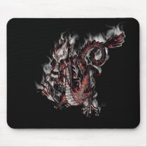 MOUSE PAD - Smoke'n Dragon mousepads by Heidi1975 MOUSE PAD - Smoke'n Dragon mousepads