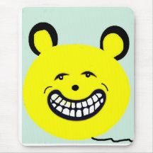 Mouse Pad with a picture of a Mouse