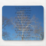 Mouse Pad with a poem by Helen Steiner Rice