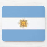 Mouse pad with Flag of Argentina