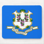 Mouse pad with Flag of Connecticut State - USA