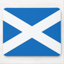 Mouse pad with Flag of Scotland