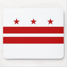 Mouse pad with Flag of Washington DC - USA