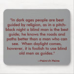 Mouse Pad with religion quote