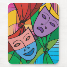 Mouse Pad with the Theatre Masks