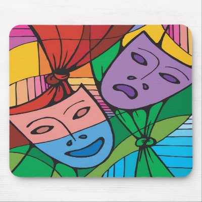 Colourful Theatre Masks