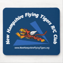 Mouse pads, dark-color, with NH Flying Tigers logo mousepads