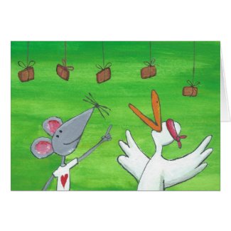 Mouse Party Greeting Card