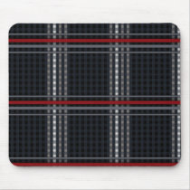 Mouse Plaid Dark mousepads