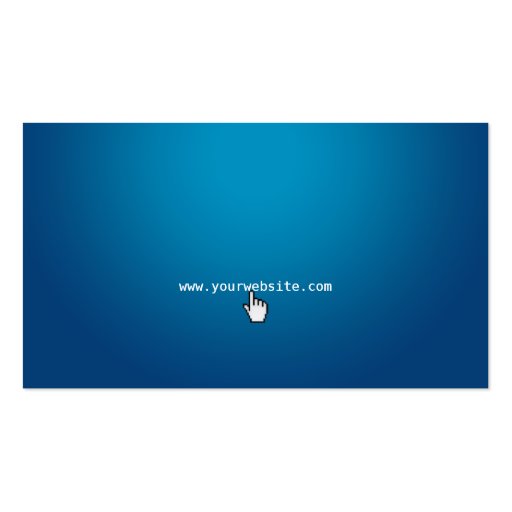 Mouse Pointer business card (back side)