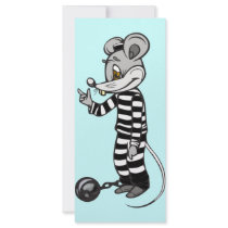 Mouse Prisoner Custom Rack Card
