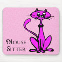 Mouse Sitter mousepads by girlzinpink Mouse Sitter mousepads