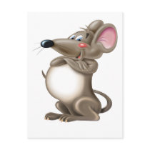 Mouse, souris, maus, ratón postcard