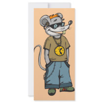 Mouse Teenager Rack Card Template