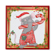 Mouse Tunes Santa magnets