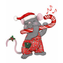 Mouse Tunes Santa t-shirts