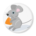 MOUSE WITH CHEESE magnets