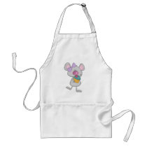 Mouse with Cupcake Tshirts and Gifts aprons by toddlersplace Mouse with Cupcake Tshirts and Gifts aprons