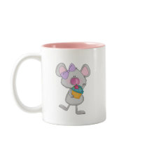 Mouse with Cupcake Tshirts and Gifts mugs