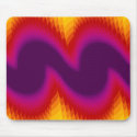 Mousemat, Abstract Soundwaves, Bright Colors mousepads