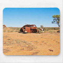 Mousemat - Australian Outback Car Wreck