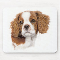 Mousemat : Cavalier king charles spaniel mousepads by kcpetcollectables Mousemat : Cavalier king charles spaniel mousepads