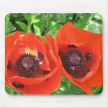 MOUSEMAT/SCARLET POPPIES mousepads