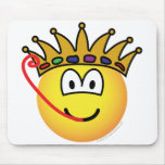 Frog king emoticon   mousepad