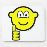 Thumb up buddy icon   mousepad