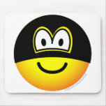 Masked emoticon   mousepad