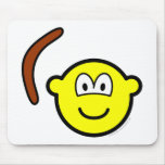 Boomerang throwing buddy icon   mousepad