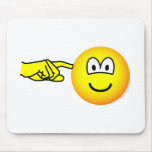 Ear picking emoticon   mousepad