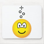 Drunk emoticon   mousepad