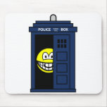Dr Who smile Tardis  mousepad