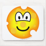 Cheese emoticon   mousepad