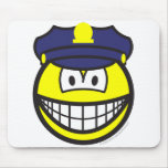 Cop smile   mousepad