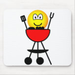 BBQ emoticon   mousepad