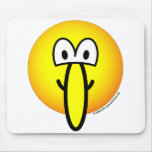 Big nosed emoticon   mousepad